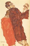 Egon Schiele The Truth Unveiled oil painting on canvas
